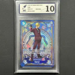 RKT 10 Sanji Sp Op06-119 A Fist Of Divine Speed Op11 English One Piece TCG - Image 1