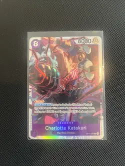 Charlotte Katakuri SR OP11-067 a Fist of Divine Speed English One Piece CCG TCG - Image 1