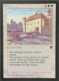 MTG 1994 Magic the Gathering: Legends - MOAT - Rare - Image 1