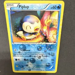 Pokemon TCG Piplup RC6/RC25 Legendary Treasures Radiant Holo 2013 HP60 - Image 3