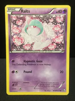 Ralts RC8/RC25 Pokemon Legendary Treasures Radiant Collection Card LP - Image 1