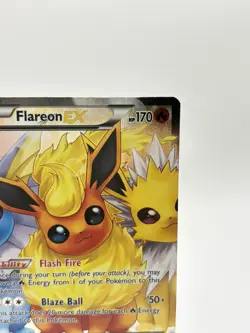 Pokemon TCG Flareon EX Full Art Holo RC28/RC32 Generations Radiant - Image 3