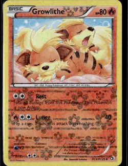 Growlithe Holo Uncommon Legendary Treasures: Radiant Collection RC4/RC25 LP - Image 1