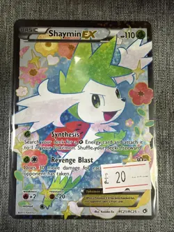 Shaymin EX RC21/RC25 Legendary Treasures Radiant Collection - Image 3