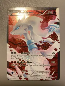 Pokemon TCG Legendary Treasures Radiant Collection Reshiram RC22/RC25 MP - Image 1