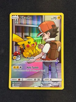 Pikachu Secret Rare 241/236 Cosmic Eclipse SM12 Pokemon Card Sun & Moon - Image 1