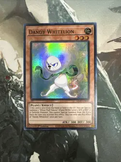 Yugioh Dandy White Lion Super Rare LEDE - Image 1