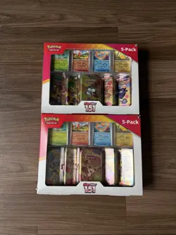 Pokemon Scarlet & Violet 151 Mini Tin 5-Pack Costco New Sealed Set of 2 - Image 1