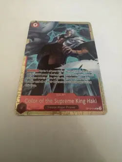 Color of the Supreme King Haki OP12-018 (Premium Card Collection) NM FOIL - Image 2
