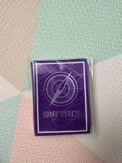 One Piece Card Game Bandai Fest Championship 2025 Silver Purple Sleeves Sealed - Image 1