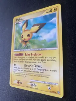 Pichu 45/100 Pokemon Stormfront 2008 Uncommon 45/100 MP - Image 3