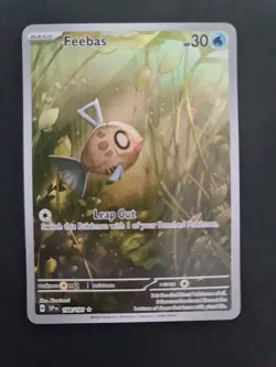 Pokemon TCG Feebas 198/191 Surging Sparks Illustration Rare Holo 30 HP 2024 - Image 1