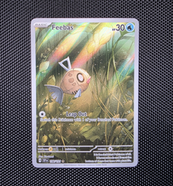 Pokemon TCG Feebas 198/191 Sv08 Surging Sparks Illustration Rare Holo ENG 30HP - Image 1