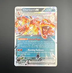 Pokemon TCG Charizard ex SV03 Obsidian Flames Ultra Rare Holo 125/197 EN 330HP - Image 1