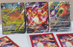 Pokemon TCG Charizard UPC Promo 3 Card Set SWSH260 SWSH261 SWSH262 VMAX VSTAR - Image 1