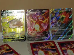 Pokemon TCG Charizard UPC Promo 3 Card Set SWSH260 SWSH261 SWSH262 VMAX VSTAR - Image 2