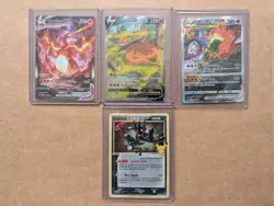 Pokemon TCG Charizard Black Star Promo UPC SWSH260, SwSH261, SWSH262 Full Set - Image 1