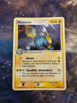 SPANISH 2003 Pokemon Ruby & Sapphire Manectric 9/109 Holo Pokemon Card NM - Image 1