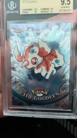2000 Topps Chrome Pokemon Goldeen #118 BGS 9.5 GEM MINT - See Description! - Image 2