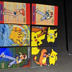 Pokemon 2000 Topps TV Animation Edition lot of 6 cards - Image 1