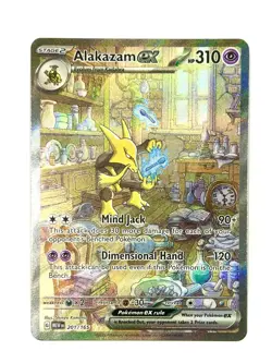 Alakazam ex 201/165 Special Illustration Rare 151 Pokemon Holo Near Mint - Image 1