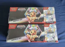 Pokemon TCG Prismatic Evolutions Surprise Box Booster Bundle Sam’s Club Lot Of 2 - Image 1