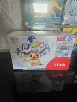 Pokemon Tcg Costco Prismatic Evolutions 2-Pack Trainer Box and Booster Bundle - Image 1