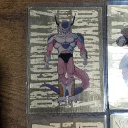 AMADA Dragon Ball Z Gold Foil Trading Card Lot 1998 1999 Vegeta Frieza Gohan - Image 4