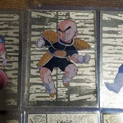 AMADA Dragon Ball Z Gold Foil Trading Card Lot 1998 1999 Vegeta Frieza Gohan - Image 5