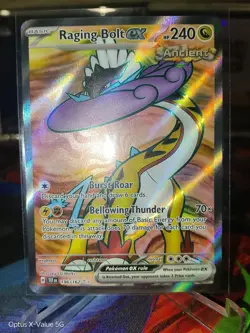 Raging Bolt 196/162 - Temporal Forces - Full Art Rare Card - Pokemon TCG - Image 2