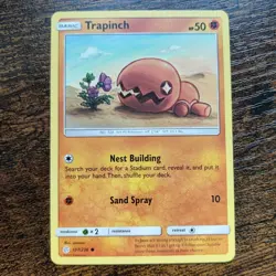 Trapinch 107/236 - NM SM Cosmic Eclipse - Pokemon 2019 Common TCG Card - Image 1