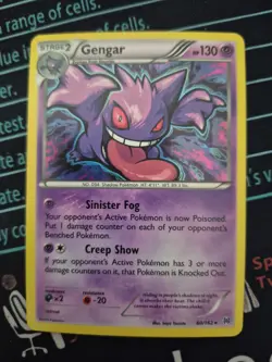 Pokemon Gengar Holo TCG Card 2015 60/162 Rare - Image 1