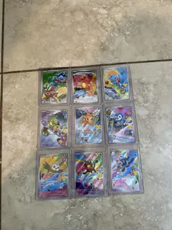 Pokemon TCG Scarlet & Violet 151 9-Card Holo Full Art Lot Starters - Image 3