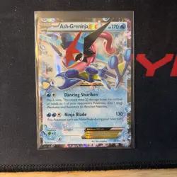 Pokemon TCG Ash-Greninja EX XY133 Holo Rare Promo Card LP Condition - Image 1