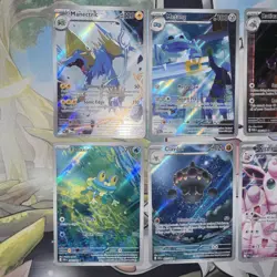 Pokemon TCG Illustration Rare Card Lot Of 8 - IR Mixed S&V-Mega Cards English - Image 2