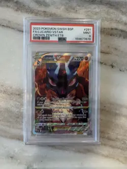 Lucario VSTAR SWSH291 SWSH: Sword & Shield Promo Cards Holo PSA 9 - Image 1