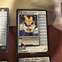 Vegeta Limited 1-3 + HT Cell Saga DBZ CCG Personality Card Set Dragon Ball Z - Image 3