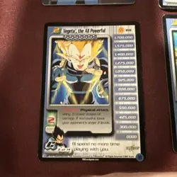 Vegeta Limited 1-3 + HT Cell Saga DBZ CCG Personality Card Set Dragon Ball Z - Image 4