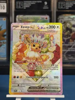 Pokemon TCG Eevee EX 174 Prismatic Evolutions Black Star Promo Card - Image 2