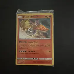 Pokemon Shining Ho-Oh SM70 Shining Legends Black Star Promo Holo ENG 2017 SEALED - Image 1