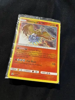 Pokemon Card Shining Ho-Oh SM70 Rare Black Star Promo Holo SEALED - Image 5