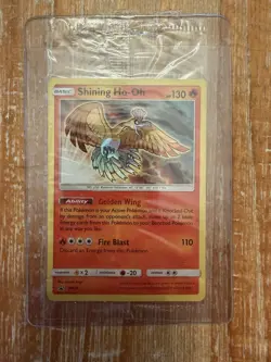 Pokemon Shining Ho-Oh SM70 Promo Holo Shining Legends Card English *Sealed* - Image 1