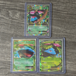 Pokemon TCG Venusaur EX 3-Card Lot Mega Promo Holo English XY 2/108 1/108 XY28 - Image 1