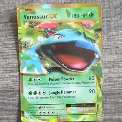 Pokemon TCG Venusaur EX 3-Card Lot Mega Promo Holo English XY 2/108 1/108 XY28 - Image 2