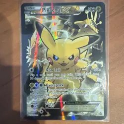 Pikachu EX XY124 Holo Black Star Promo XY Promos English Pokemon TCG 2016 - Image 1