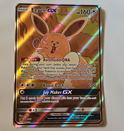 Pokemon TCG Eevee GX SM233 SM Black Star Promo Holo English HP 160 Basic - Image 1