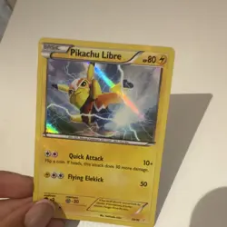 Pokemon TCG Pikachu Libre 30/30 Promo Holo English 2016 80 HP - Image 2
