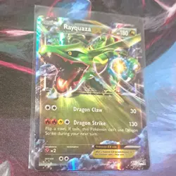 Pokemon TCG Rayquaza EX Holo Promo XY73 XY 2015 EN 180HP Dragon Basic - Image 1