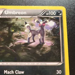 Pokemon TCG Umbreon XY Black Star Promo XY96 2016 Holo English MP-LP - Image 4