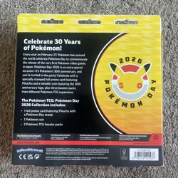 Pokemon TCG Pokemon Day 2026 Collection Box 30th Anniversary Brand New & Sealed - Image 2